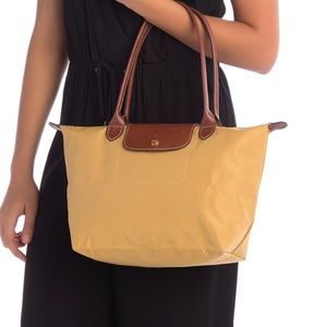 Longchamp Le Pliage Small Nylon Long Handle Tote